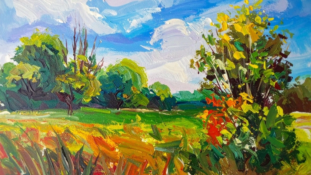 Trải nghiệm tranh phong cảnh thiên nhiên 3d ấn tượng