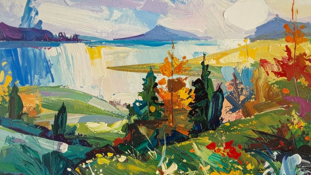 Tận hưởng vẻ đẹp tranh phong cảnh thiên nhiên đơn giản