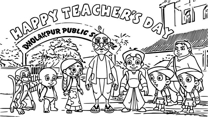 Tải về in tranh tô màu 20 11 để bé thỏa sức tô màu