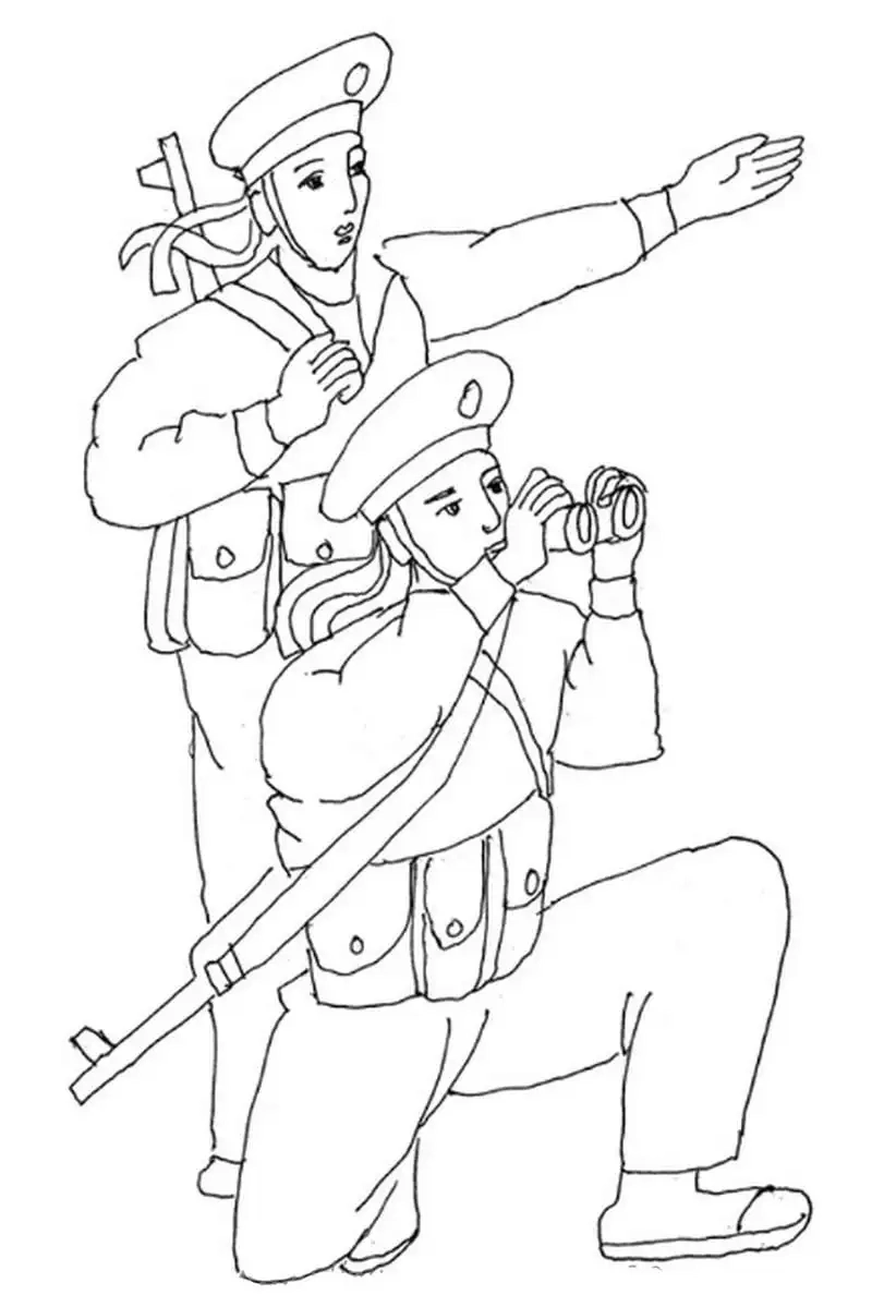 Thỏa sức màu sắc trong tranh tô màu 30 tháng 4 dễ thương