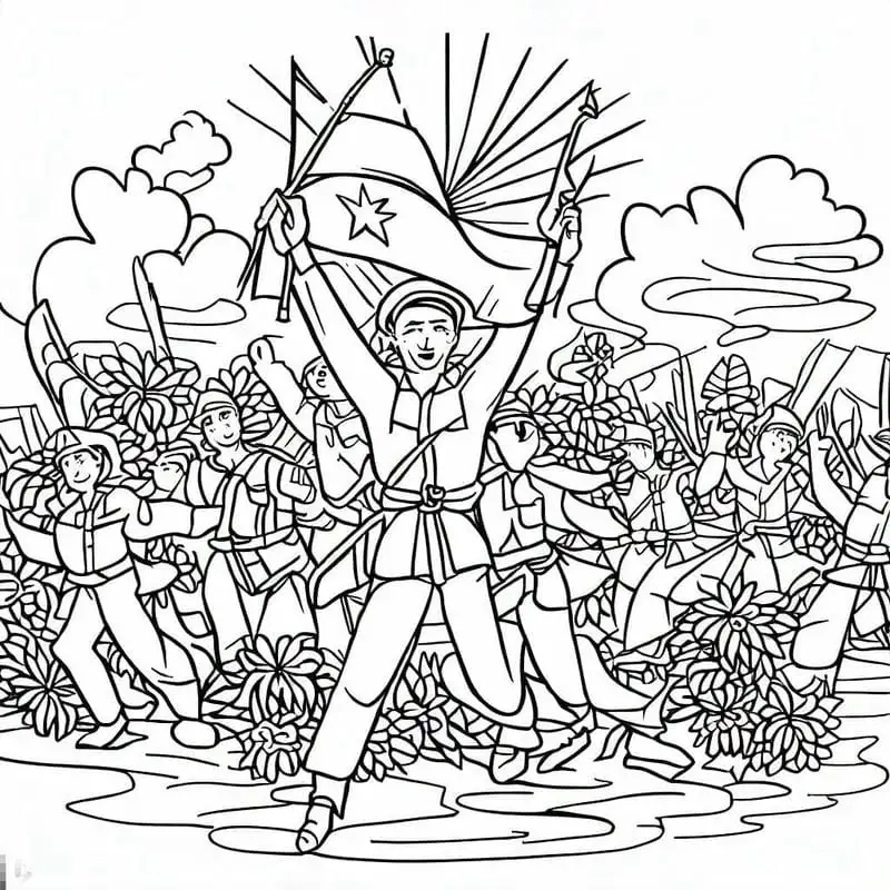 Vui học với tranh tô màu 30 4 1 5 sinh động cho bé