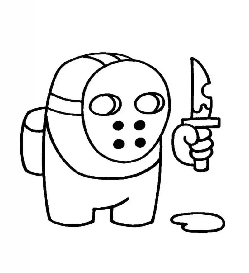 Bộ sưu tập tranh tô màu among us sans độc đáo cho bé