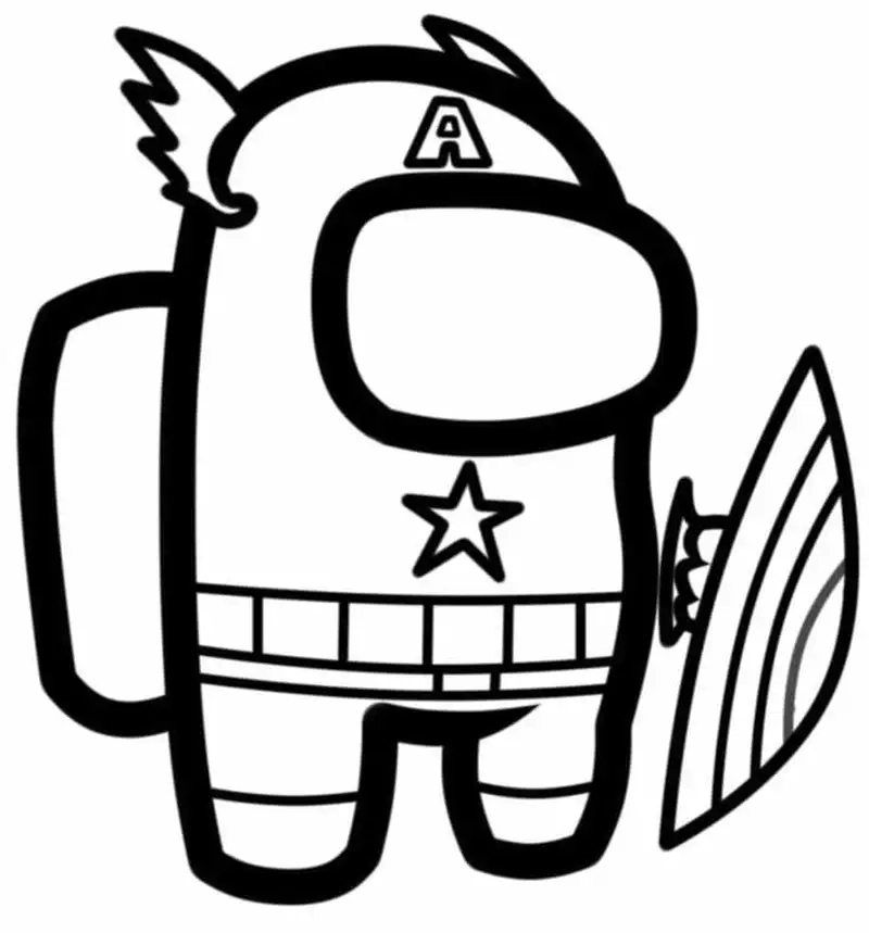 Khám phá tranh tô màu among us đầy màu sắc cho bé sáng tạo