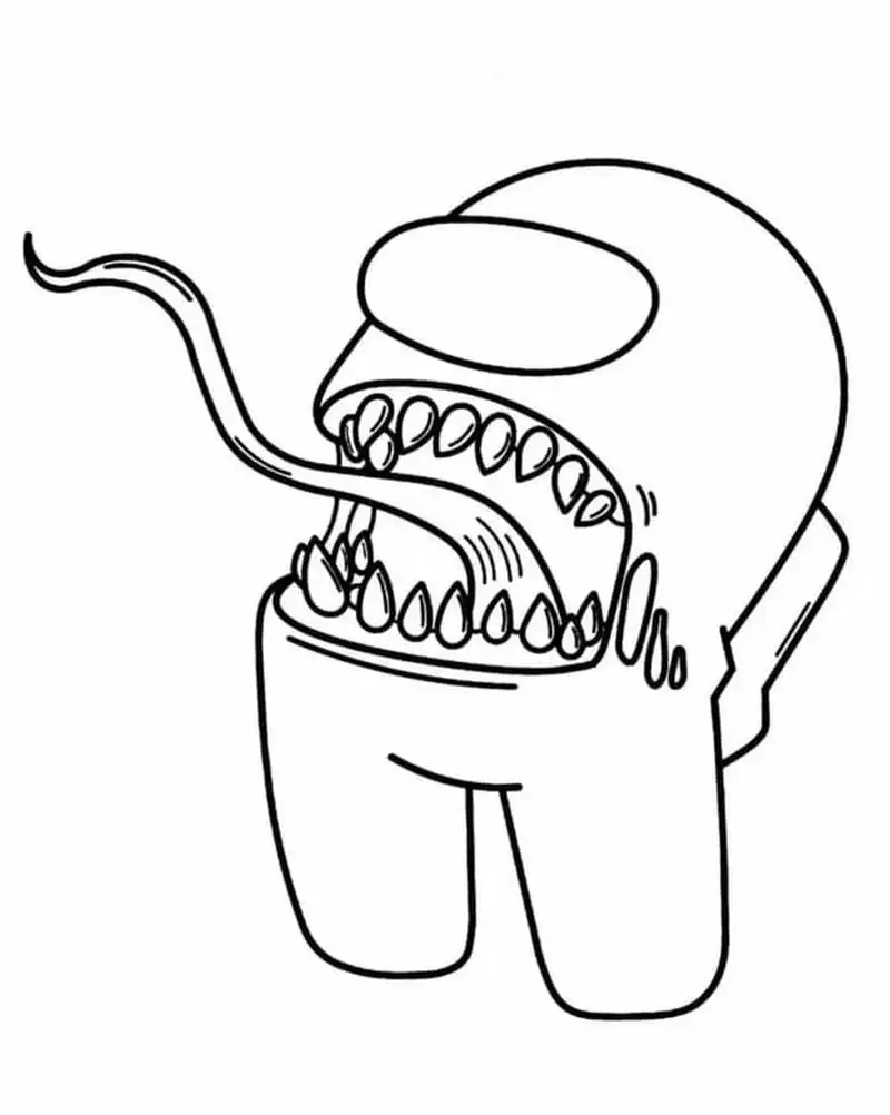 Khám phá thế giới tranh tô màu among us zombie kỳ bí