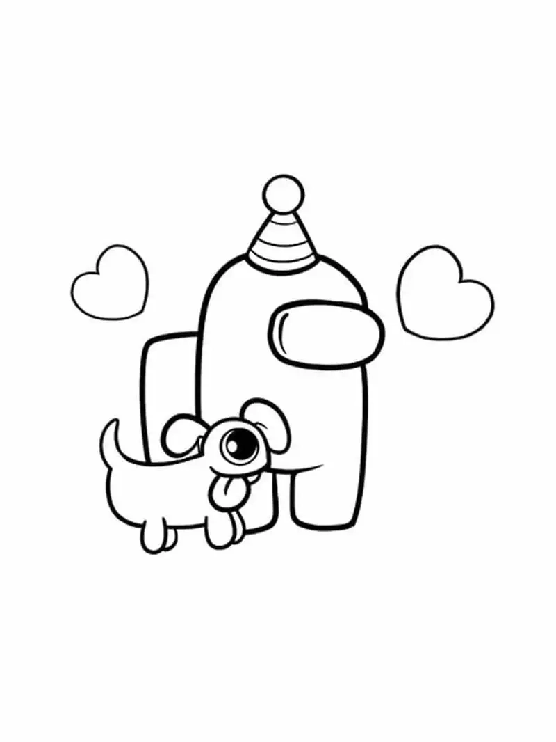 Rèn luyện kỹ năng qua bé tô màu among us sinh động