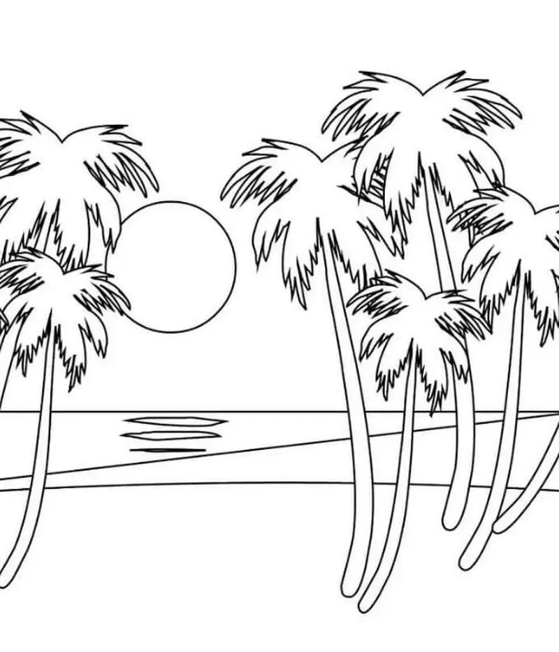 Khám phá tranh tô màu cảnh biển sống động