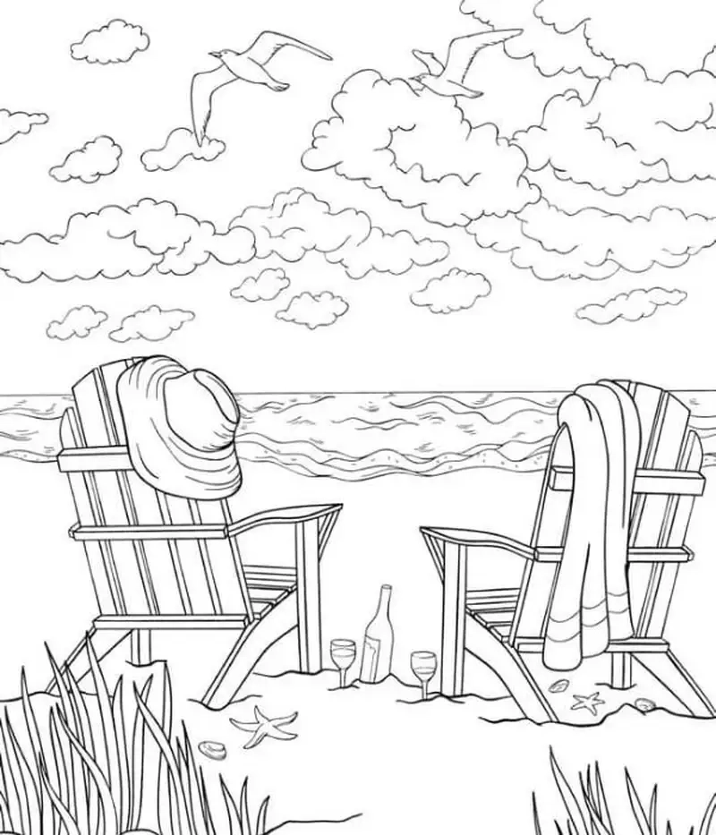 Khám phá tranh tô màu thuyền trên biển thú vị