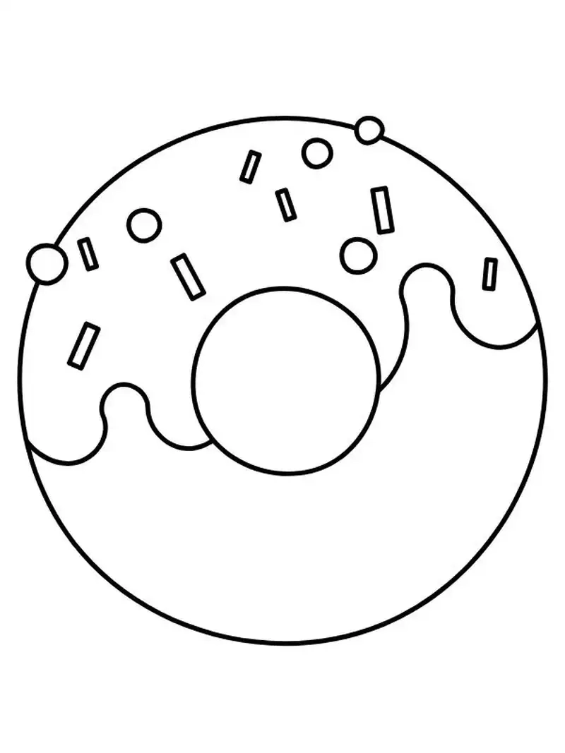 Tạo điểm nhấn cho góc học tập với tranh bánh donut