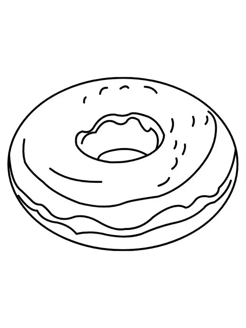 Thỏa sức sáng tạo với bé tô màu bánh donut vui nhộn