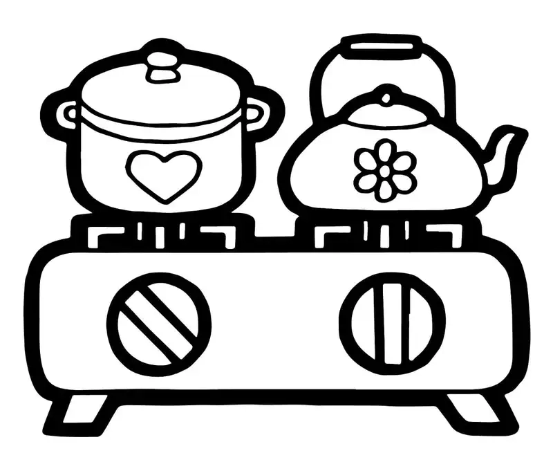 Khám phá bộ sưu tập tranh tô màu bếp thú vị cho mọi lứa tuổi