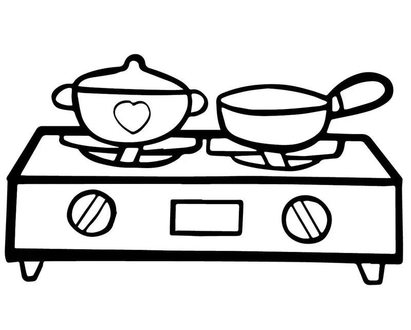 Học mà chơi với bếp tô màu giúp bé vui học và sáng tạo