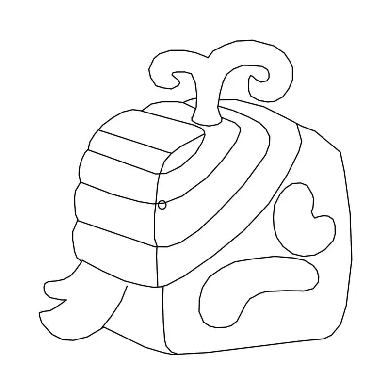 Tăng hứng thú sáng tạo cùng tranh tô màu Rumble Blox Fruits sống động