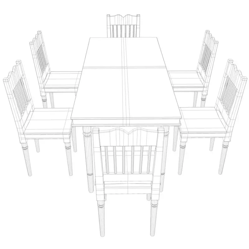 Khám phá tranh tô màu bộ bàn ghế vui nhộn cho bé thỏa sức sáng tạo
