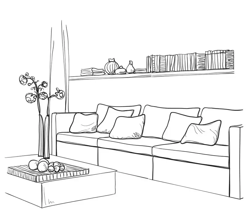 Học và vui cùng tranh tô màu bàn ghế cho bé mỗi ngày