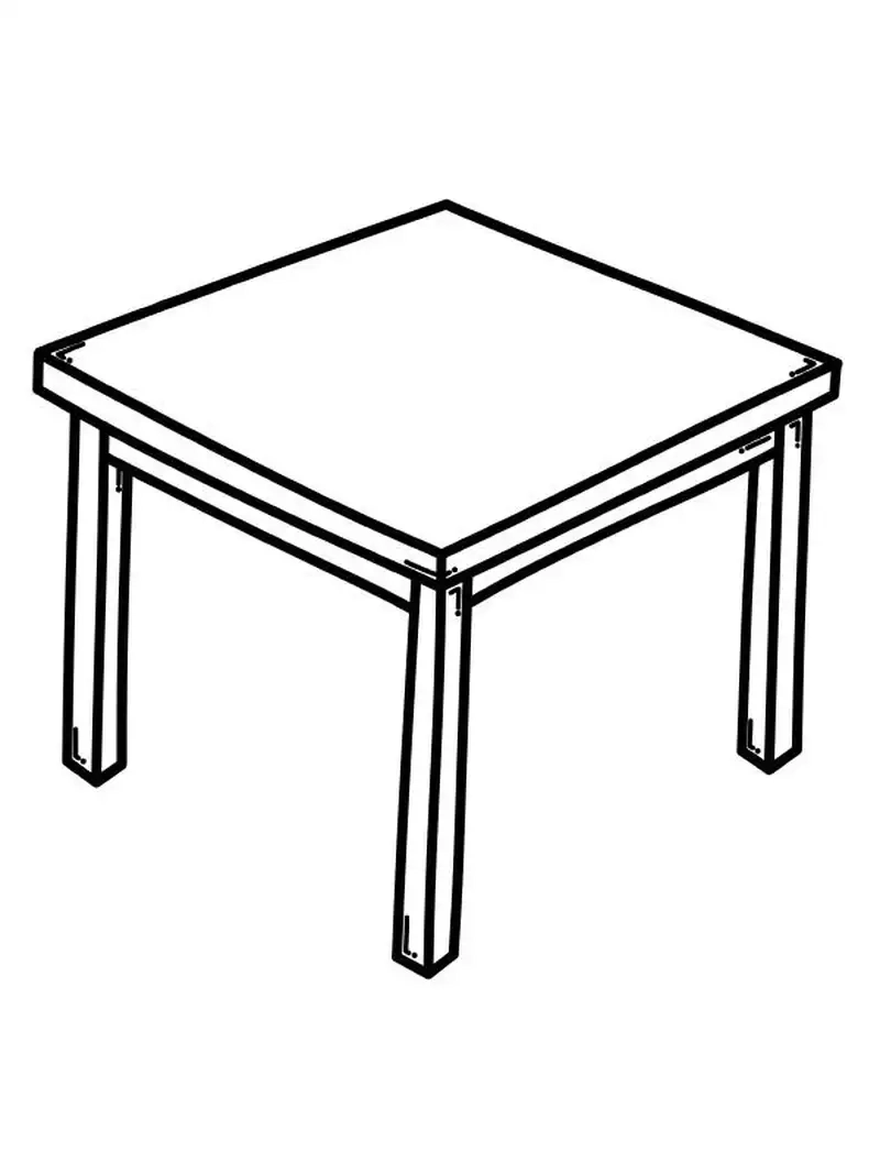 Tìm kiếm tranh tô màu cái bàn cho bé ngay