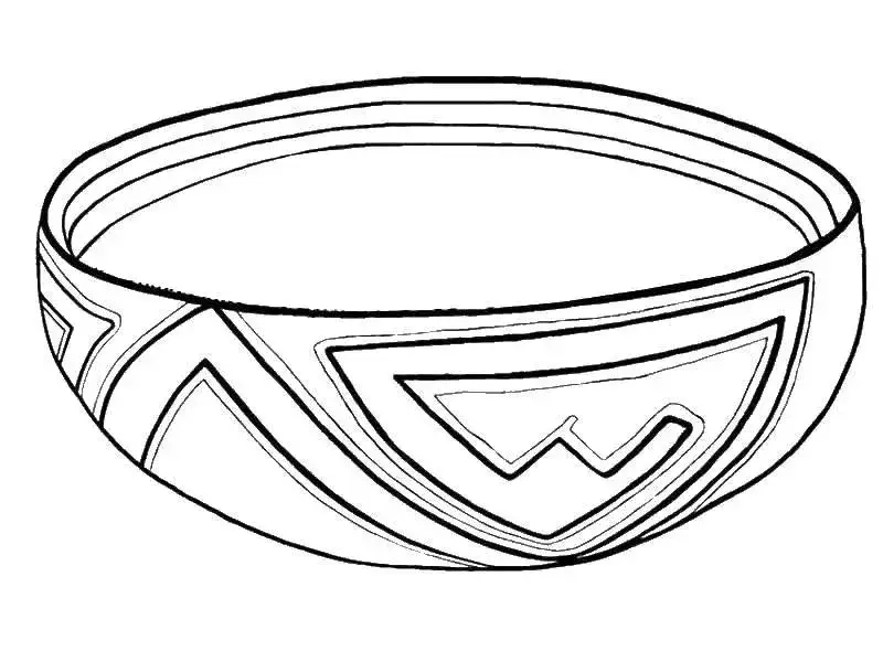 Thêm thú vị cho bé với tranh tô màu cái chén hấp dẫn