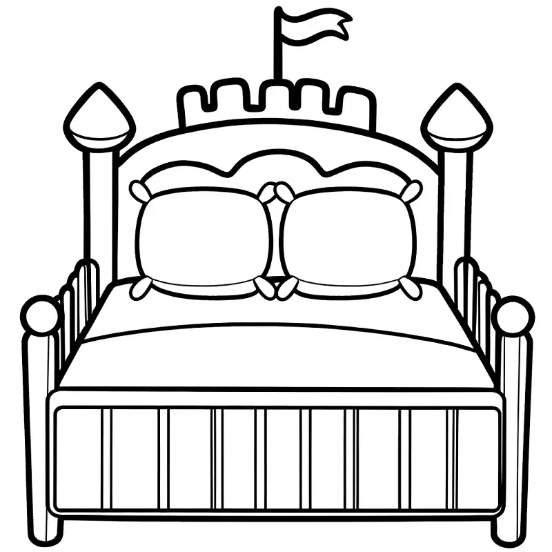 Bé sáng tạo không giới hạn với tranh tô màu giường hiện đại