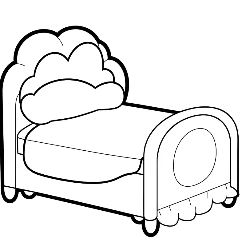 Tận hưởng phút giây thư giãn với tranh tô màu giường ngủ