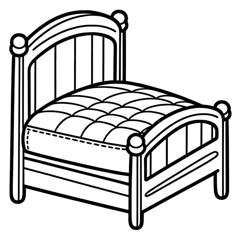 Bé vui học màu sắc qua tranh tô màu giường hiện đại