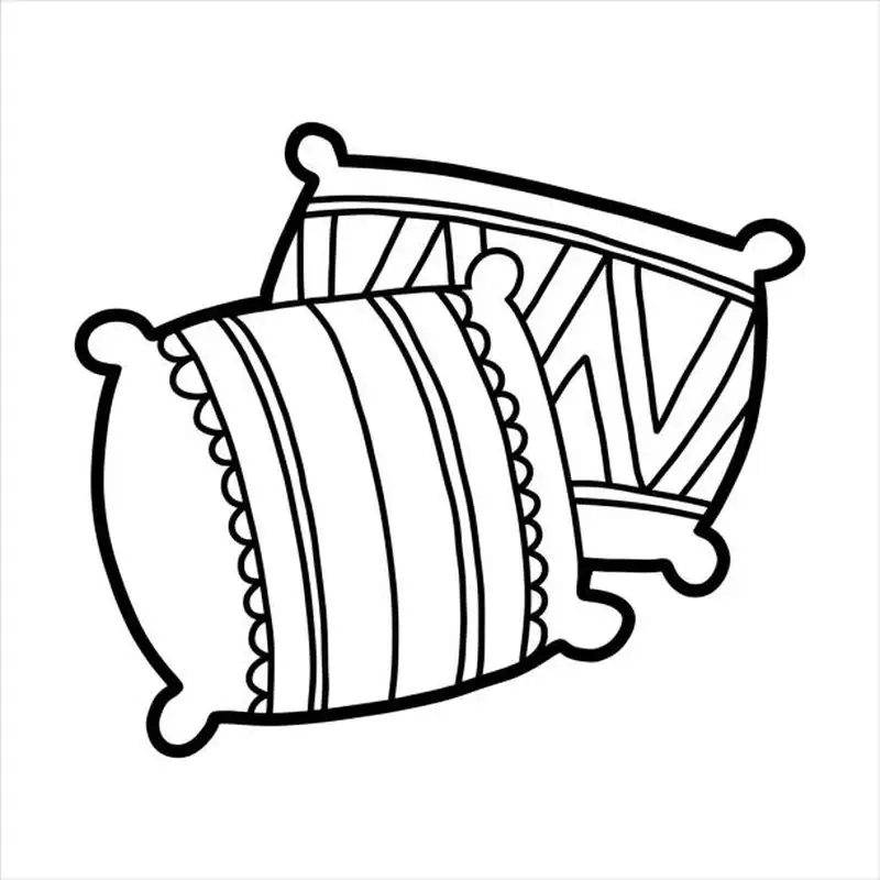 Tận hưởng niềm vui sáng tạo cùng mẫu tranh tô màu cái gối đẹp mắt