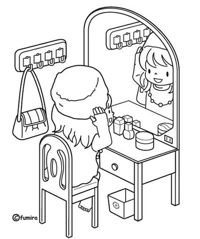 Vui học cùng tranh tô màu vật dụng hàng ngày thật sinh động