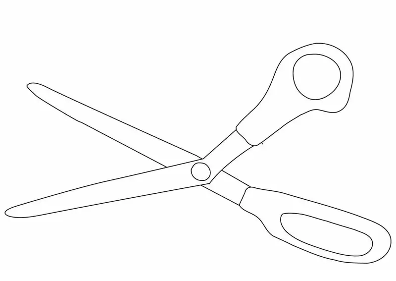 Học tập vui nhộn với tô màu cái kéo dễ cho trẻ