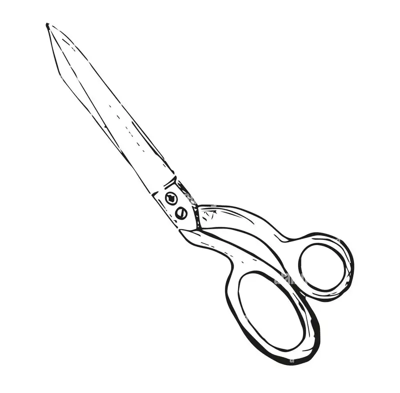 Bé sáng tạo với tô màu cái kéo mỗi ngày