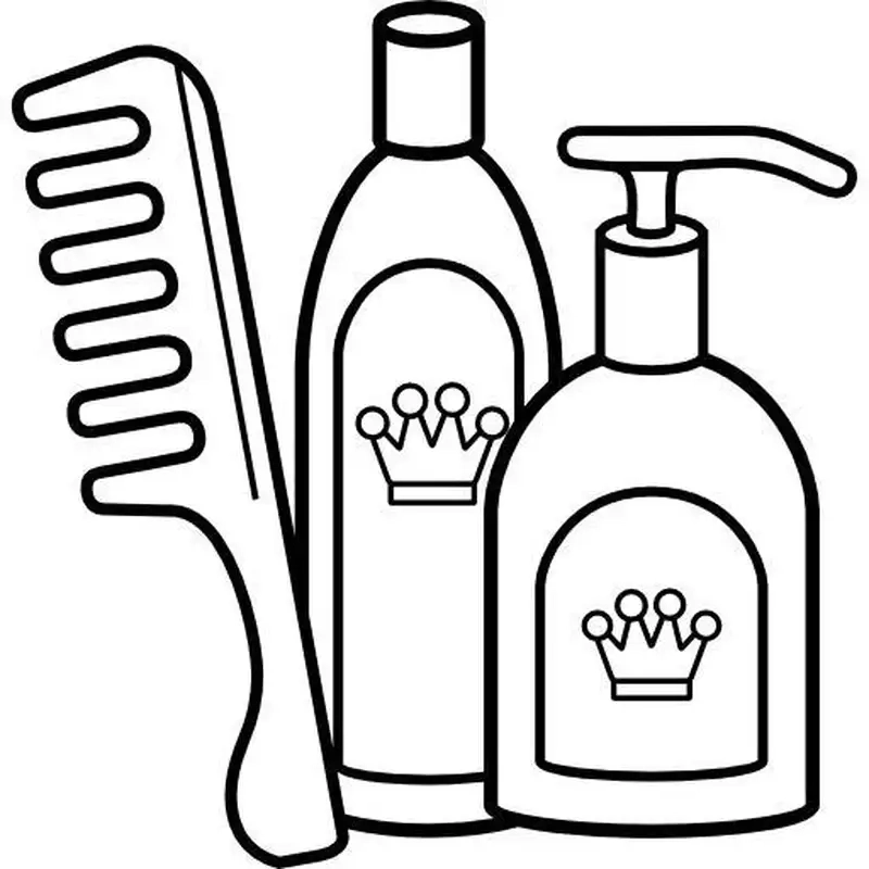 Chọn mẫu tranh tô màu cái lược để bé thỏa sức sáng tạo và vui chơi