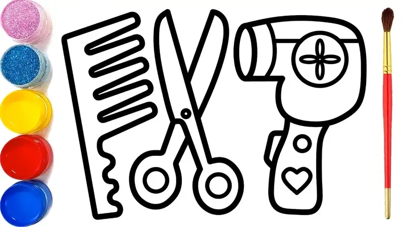 Tranh tô màu cái lược là như thế nào