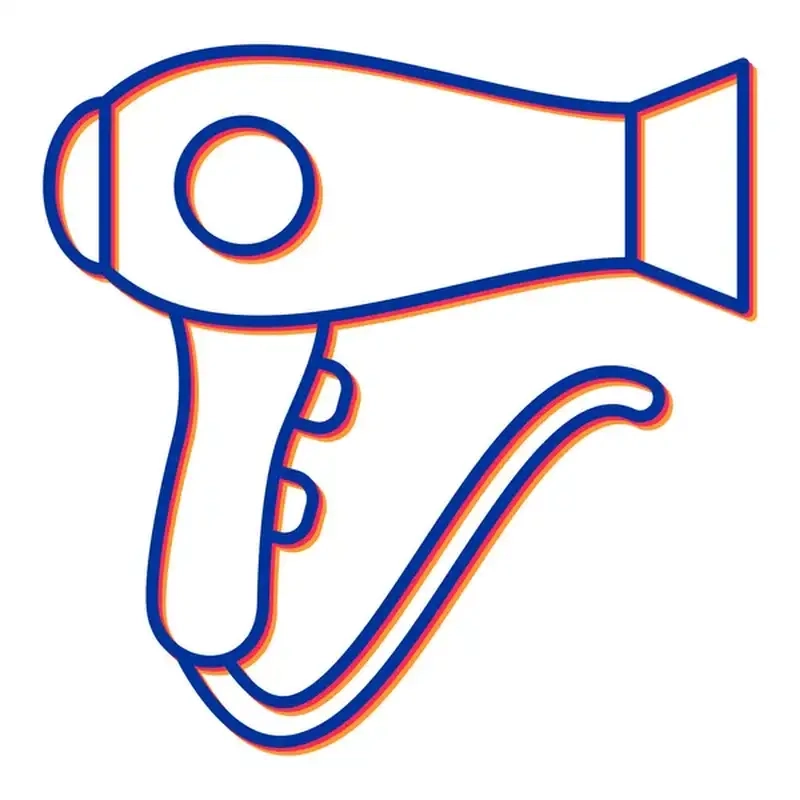 Vui tô màu tranh tô màu cái máy sấy tóc đồ dùng điện cho bé