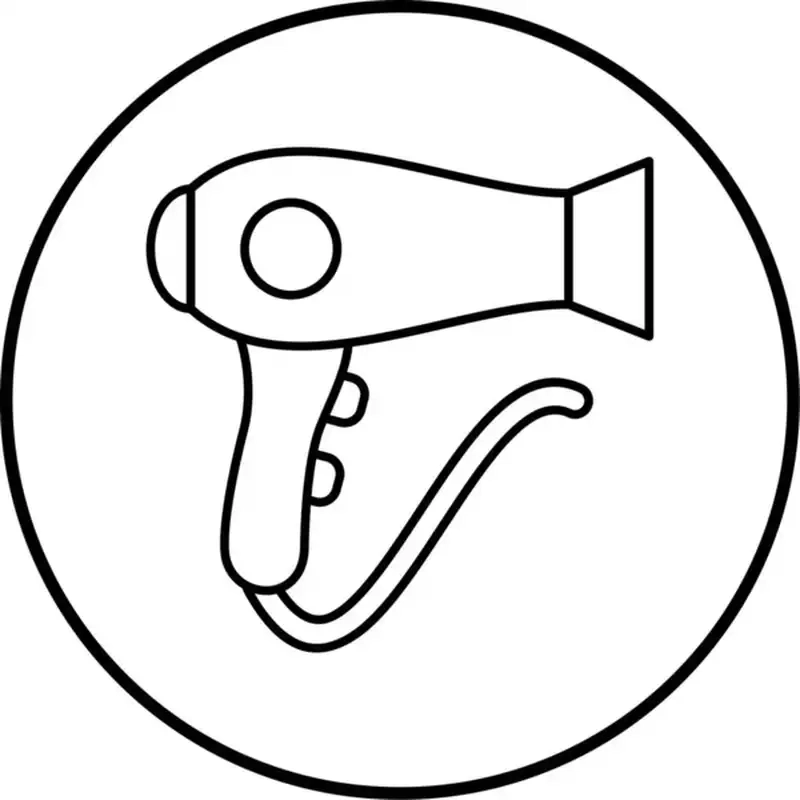 Thỏa sức sáng tạo với tranh tô màu cái máy sấy tóc dụng cụ làm tóc