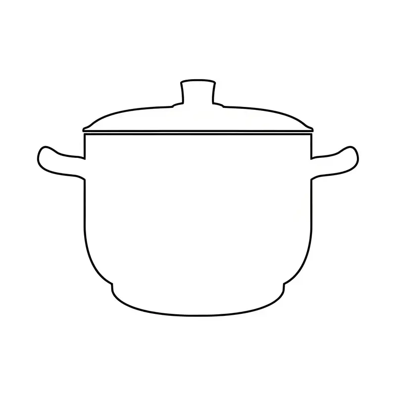 Bé sẽ thích thú với tranh cái nồi cho bé dễ thương và đầy màu sắc