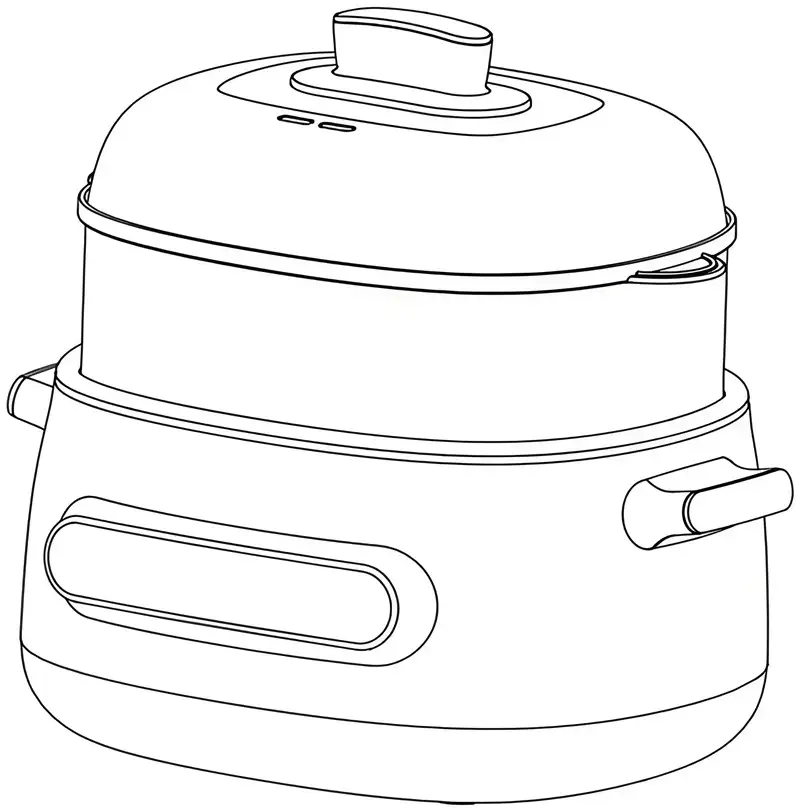 Tải ngay hình tô màu cái nồi sinh động cho trẻ em yêu thích tô màu
