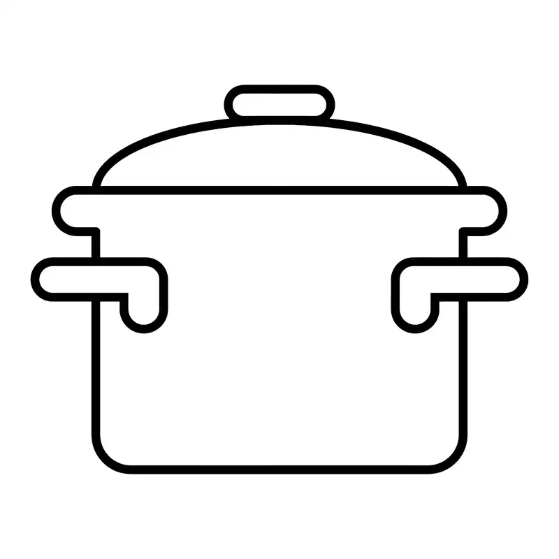 Vui học với tranh tô màu cái nồi giúp bé rèn tay và sáng tạo