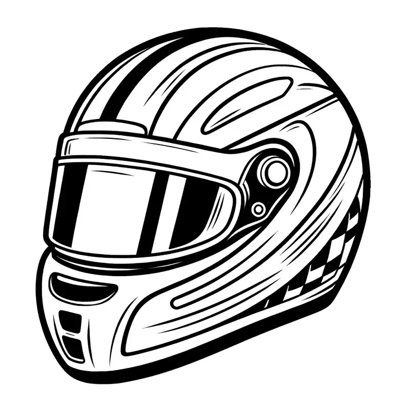 Tranh tô màu cái nón bảo hiểm là như thế nào