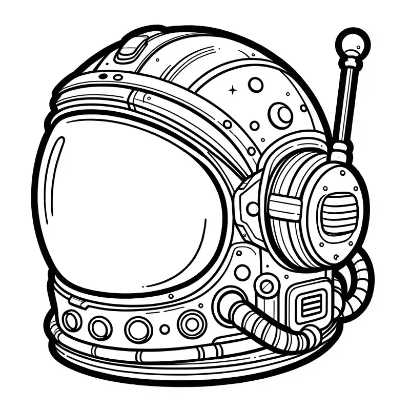 Tranh tô màu mũ bảo hiểm cho trẻ em giúp bé nhận biết an toàn