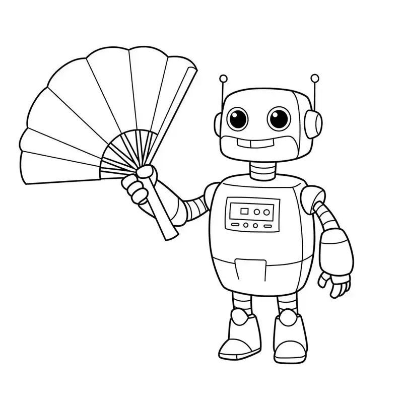 Khám phá thế giới màu sắc qua vẽ tranh cái quạt sinh động