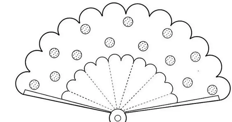 Tranh tô màu cái quạt là như thế nào