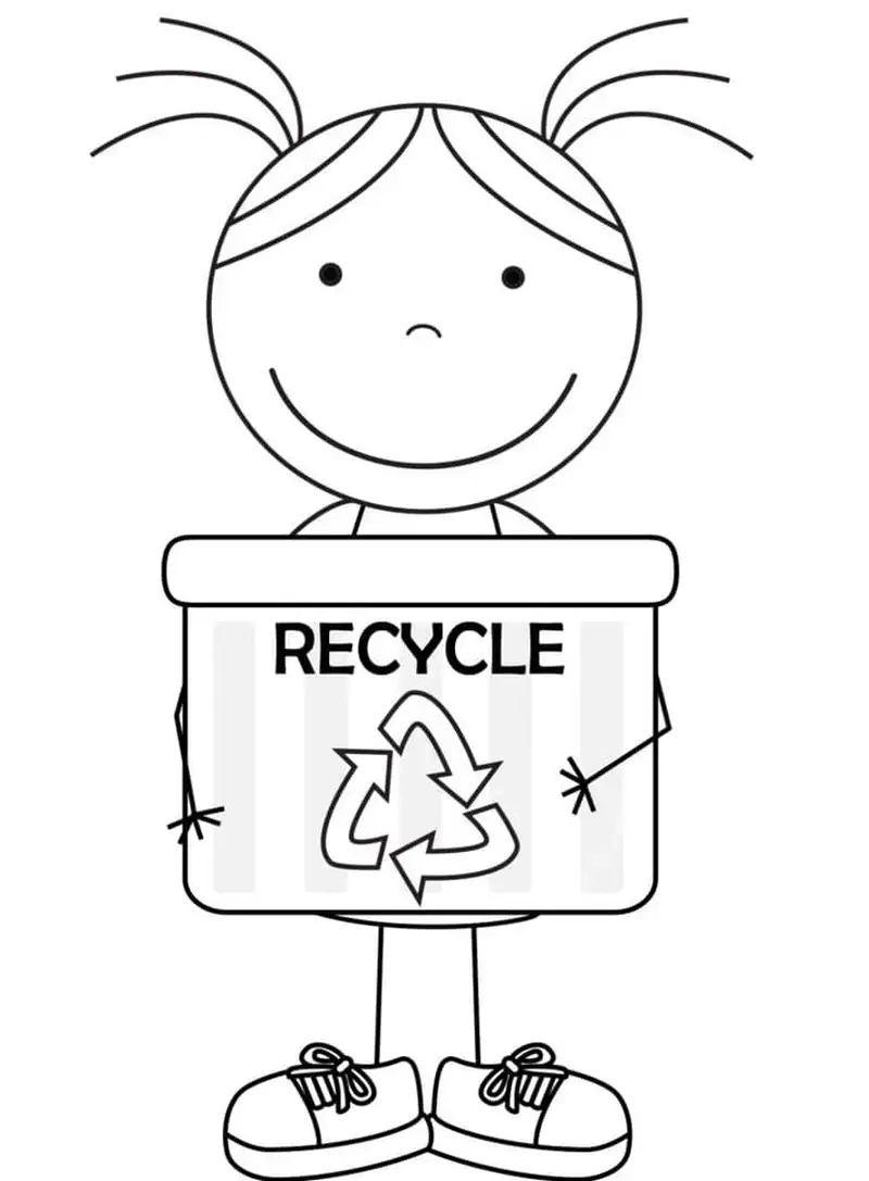 Khám phá bộ sưu tập tranh tô màu thùng rác cho trẻ em hấp dẫn