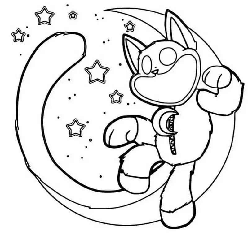 Tranh tô màu Catnap là như thế nào