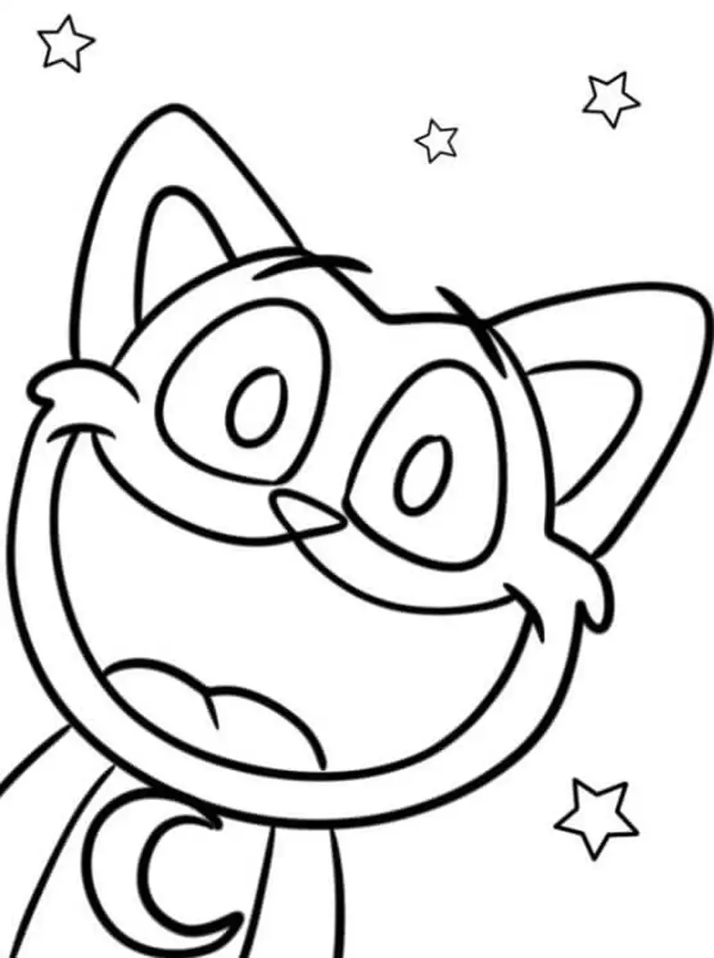 Trải nghiệm tranh tô màu Catnap đáng sợ hồi hộp