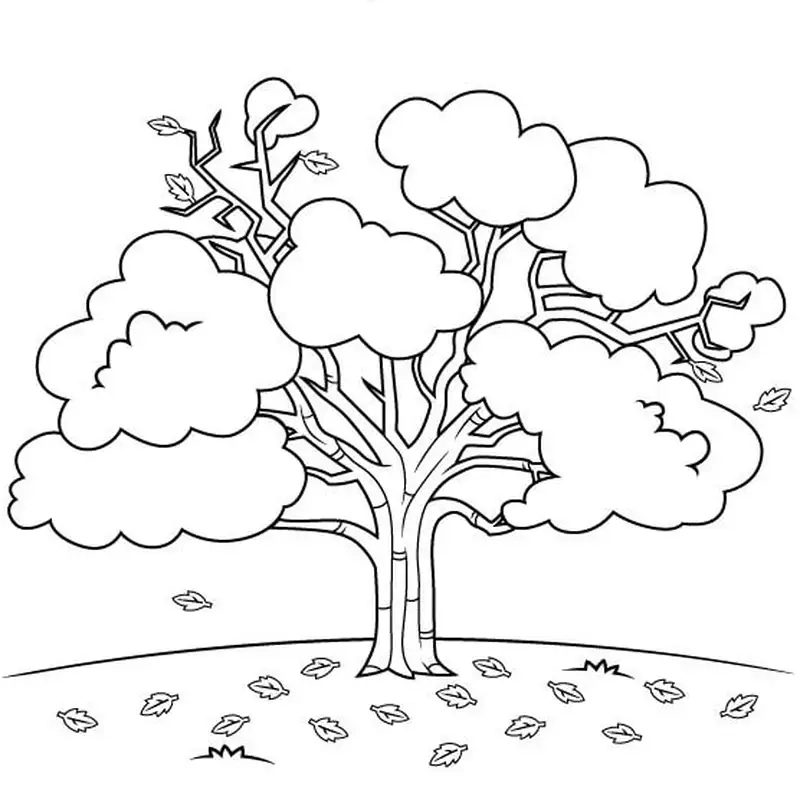 Hoạt động sáng tạo tại lớp với mầm non tranh tô màu cây xanh