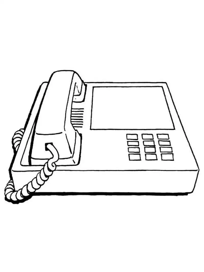 Tranh tô màu chiếc điện thoại cho bé thỏa sức sáng tạo