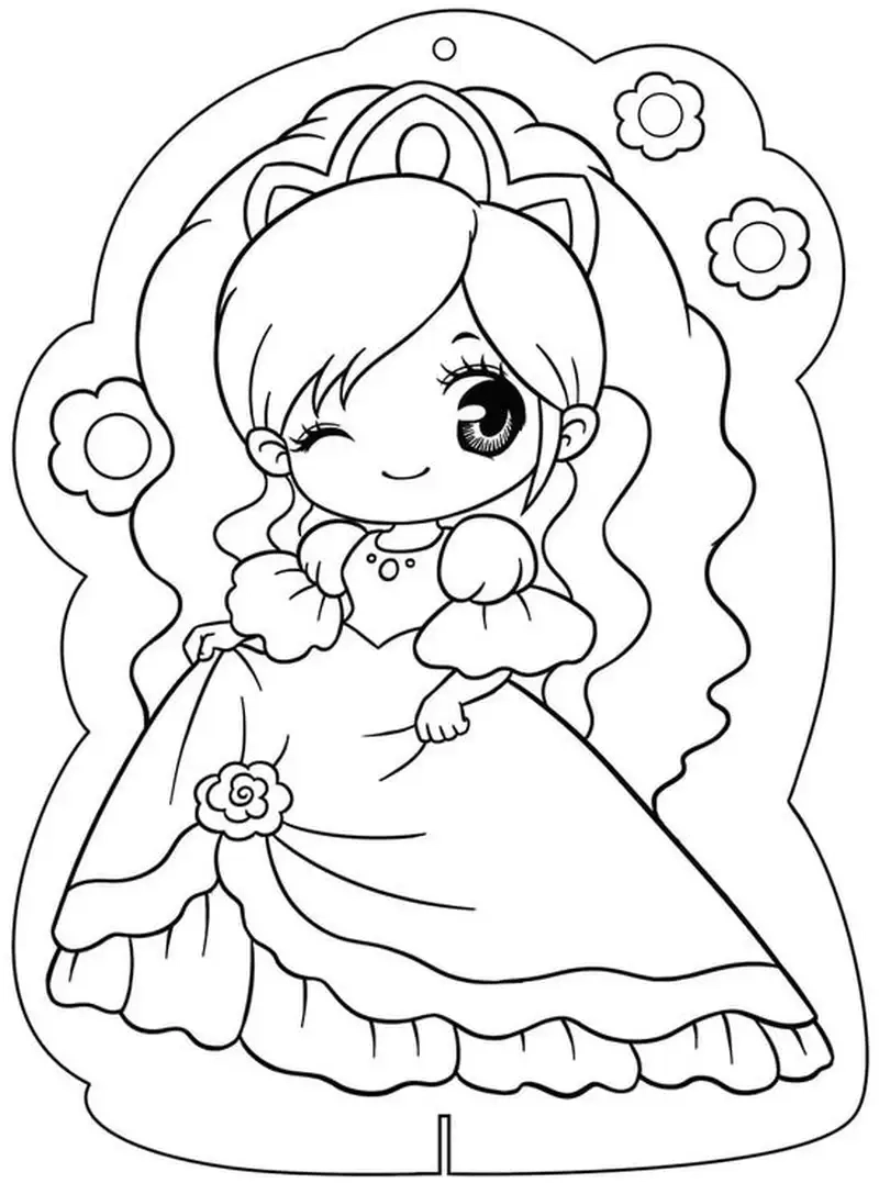 Khám phá ngay tranh tô màu hình cô gái tuyệt đẹp