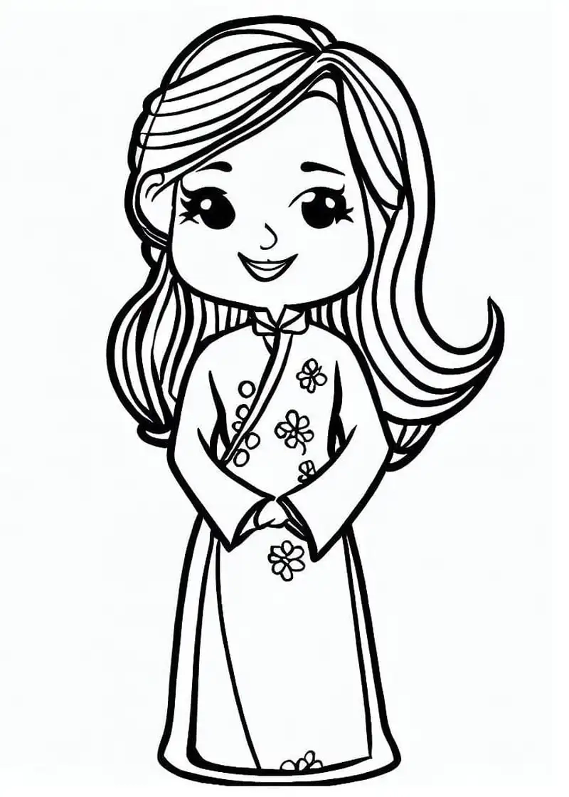 Bé vui học với tranh tô màu về thầy cô giáo sinh động