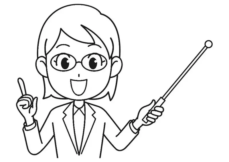 Phát triển kỹ năng với bé tập tô màu cô giáo thú vị và bổ ích