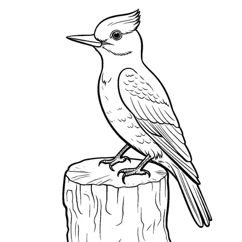 Thỏa sức vẽ với chim tô màu cho trẻ vui