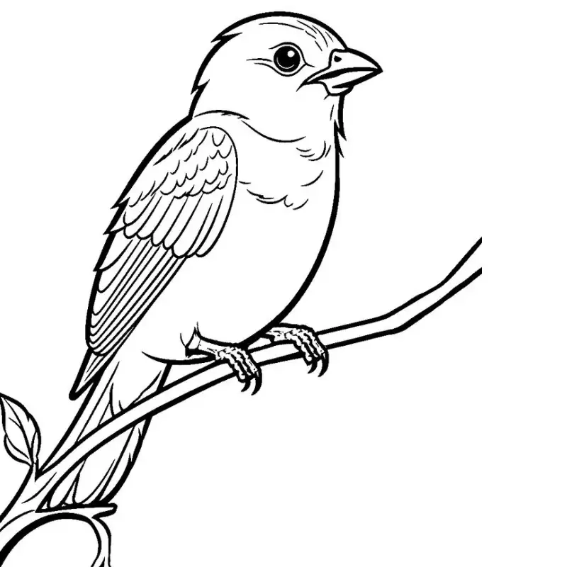 Khám phá bé tô màu con chim sáng tạo cùng bé