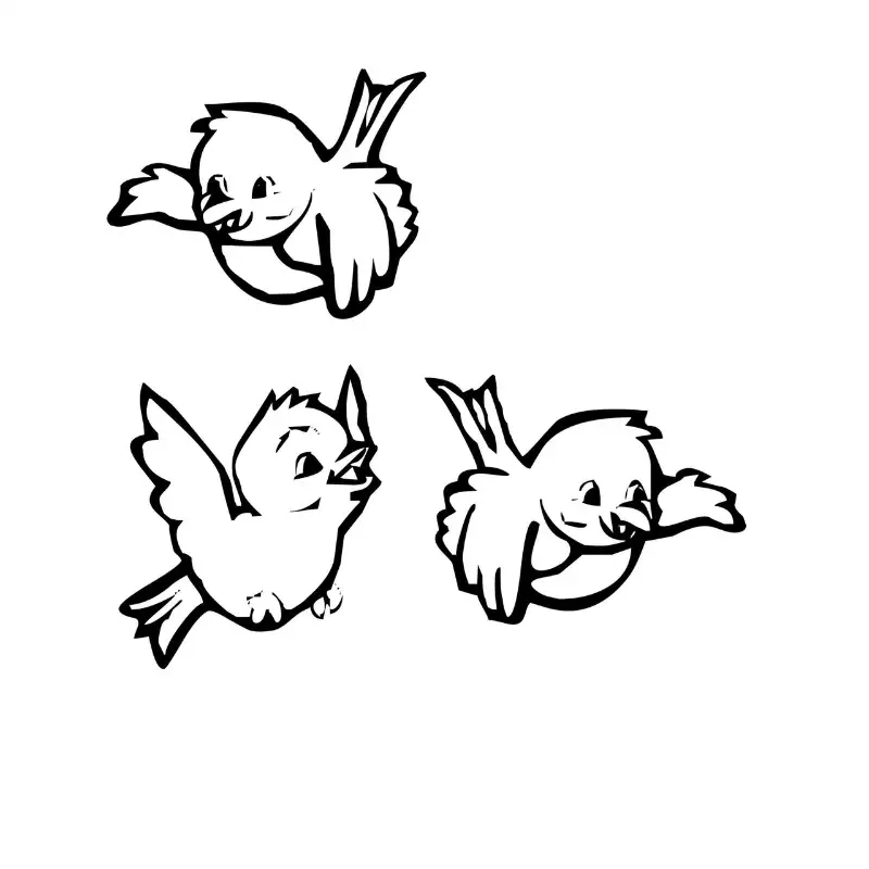 Giờ học thêm vui với con chim tô màu sinh động