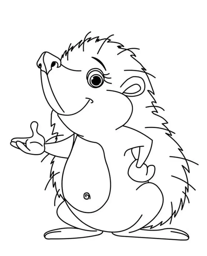 Thỏa sức sáng tạo với tranh tô màu con nhím cho bé
